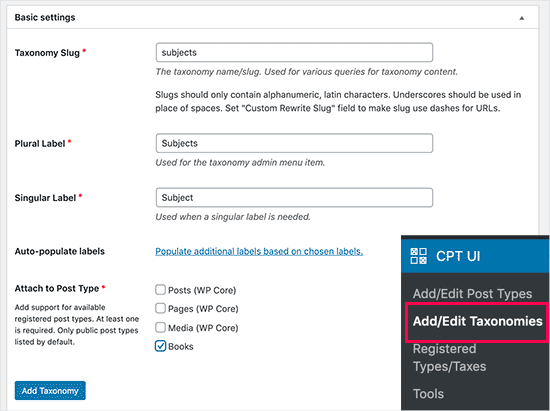 Custom Post Type UI